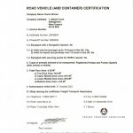 Road Vehicle Certification